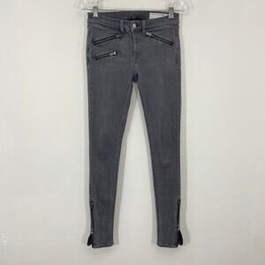 rag & bones Zipper Pockets Gray Jean